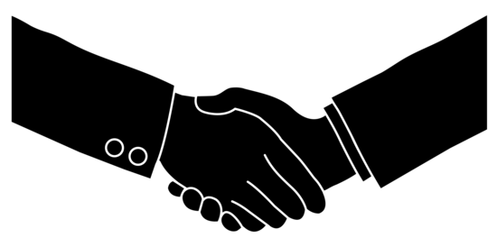 The good old handshake image - welcome back
