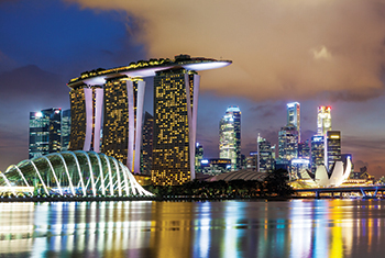 Singapore fintech lights up 