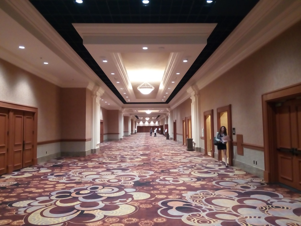 One of the shorter corridors