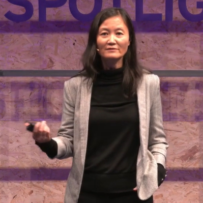 Catherine Zhou speaks at Sibos 2022
