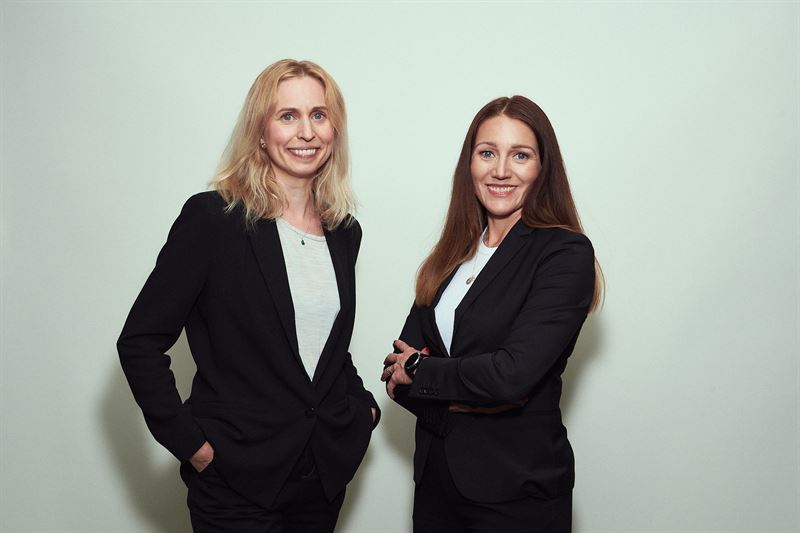 Anna Bjurefeldt (left) & Mia Bjurkell (right), Trustly