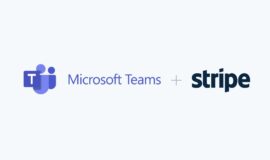 Microsoft Teams and Stripe logos