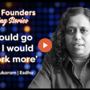 FinTech Founders Video: Anandhi Dhukaram, Esdha