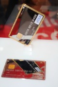 It's Dubai: who wouldn't want a gold-plated metal credit card from The High Concept Card Lab?