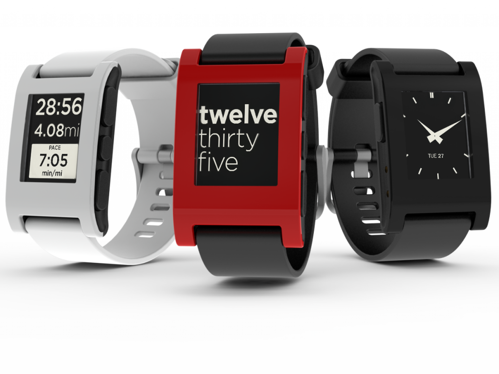 The Pebble smartwatch was launched in January 2013